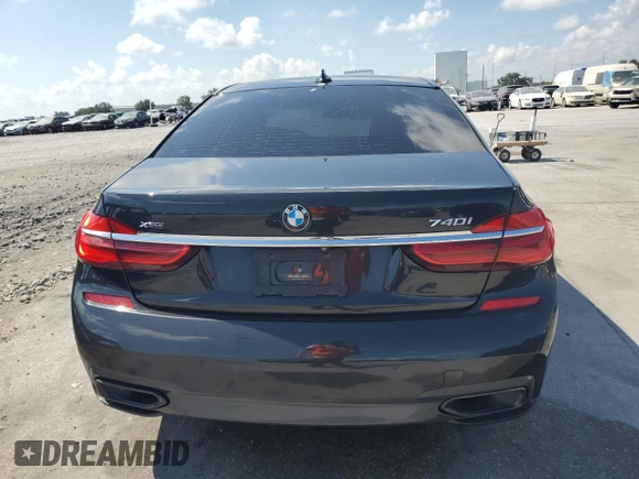 2017 BMW 7 Series 740i xDrive with VIN WBA7E4C53HGU99133, listed as a Copart auction lot 73007174 with 84,542 mi miles and Non Repairable. Bid and sale history available at carsss.com. Image 6.