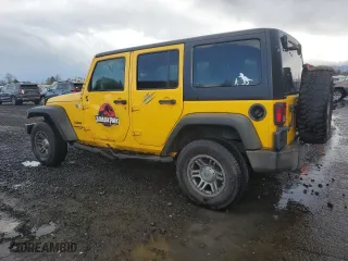 2015 Jeep Wrangler Unlimited Sport with VIN 1C4BJWDG9FL660030, listed as a Copart auction lot 45407505 with 120,027 mi miles and Salvage Title. Bid and sale history available at carsss.com. Image 2.