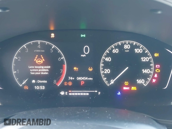 2023 Honda Civic EX with VIN 2HGFE1F73PH320247, listed as a IAAI auction lot 42148175 with 40,454 mi miles and . Bid and sale history available at DreamBid. Image 7.