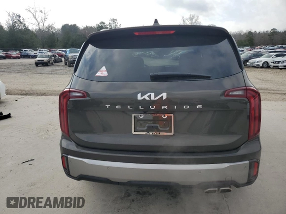 2024 Kia Telluride S with VIN 5XYP64GC0RG557762, listed as a Copart auction lot 43327125 with 2,407 mi miles and Salvage Title. Bid and sale history available at carsss.com. Image 6.