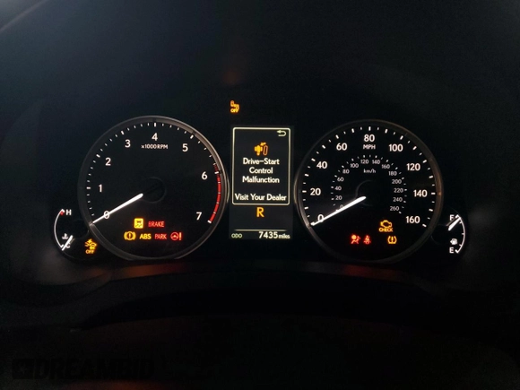 2024 Lexus IS 300 with VIN JTHBA1D23R5132336, listed as a Copart auction lot 89137755 with 7,435 mi miles and Salvage title. Bid and sale history available at DreamBid. Image 9.