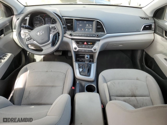 2017 Hyundai Elantra SE with VIN 5NPD84LF6HH196607, listed as a Copart auction lot 53759745 with 22,129 mi miles and Salvage Title. Bid and sale history available at carsss.com. Image 8.