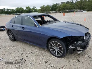 2020 BMW 3 Series 330i with VIN 3MW5R1J04L8B43542, listed as a Copart auction lot 52710145 with 58,597 mi miles and Clean title. Bid and sale history available at DreamBid. Image 4.