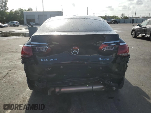 2021 Mercedes-Benz GLC 300 with VIN W1N0J8EB6MF990993, listed as a Copart auction lot 63092535 with 65,922 mi miles and Salvage title. Bid and sale history available at DreamBid. Image 6.