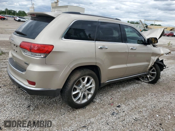 2014 Jeep Grand Cherokee Summit с VIN 1C4RJFJG8EC219264, выставлен на аукционе Copart как лот 57696025 с пробегом Не указан миль и Списание • Salvage title. История ставок и продаж доступна на DreamBid. Изображение 3.
