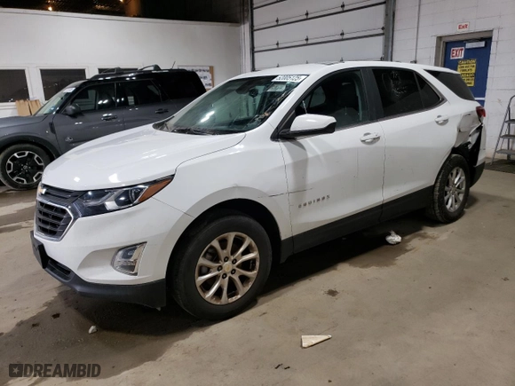 2021 Chevrolet Equinox LT with VIN 2GNAXKEV2M6111086, listed as a Copart auction lot 52005125 with 111,421 mi miles and Clean Title. Bid and sale history available at carsss.com. Image 1.