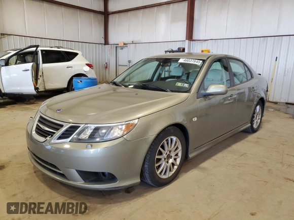 2008 Saab 9-3 z VIN YS3FB49Y281125486, wystawiony jako Copart lot #46037645 z przebiegiem 112 605 mil mil oraz Szkoda całkowita • Salvage title. Historia ofert i sprzedaży dostępna na DreamBid. Obrazek 1.