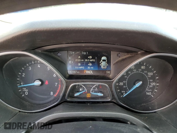 2015 Ford Focus SE with VIN 1FADP3F24FL248482, listed as a Copart auction lot 50626325 with 143,167 mi miles and Salvage title. Bid and sale history available at DreamBid. Image 9.