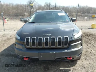 2014 Jeep Cherokee Trailhawk with VIN 1C4PJMBS6EW100500, listed as a IAAI auction lot 41894989 with 131,034 mi miles. Bid and sale history available at carsss.com. Image 12.