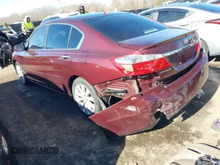 2013 Honda Accord Sdn EX-L with VIN 1HGCR2F86DA272193, listed as a IAAI auction lot 41873222 with 147,809 mi miles. Bid and sale history available at carsss.com. Image 3.