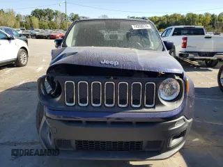 2017 Jeep Renegade Latitude z VIN ZACCJBBB5HPF56069, wystawiony jako Copart lot #74359274 z przebiegiem 153 998 mil mil oraz Nie do naprawy. Historia ofert i sprzedaży dostępna na DreamBid. Obrazek 5.