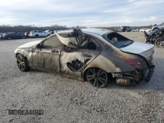 2018 Mercedes-Benz C with VIN 55SWF4JB4JU243943, listed as a Copart auction lot 87424254 with Not Provided miles and Non Repairable. Bid and sale history available at carsss.com. Image 2.