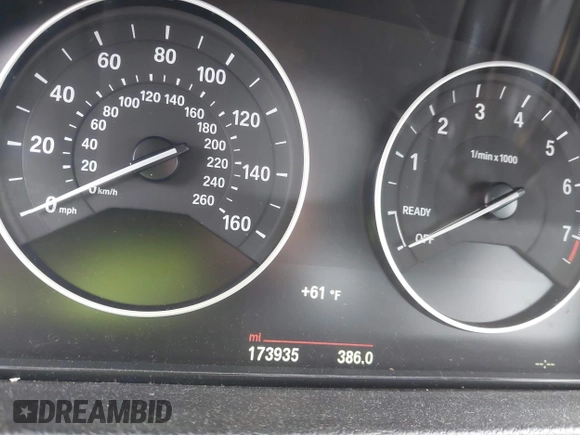 2015 BMW 3 Series 328i xDrive with VIN WBA3B5C55FP654730, listed as a IAAI auction lot 41578639 with 173,935 mi miles and . Bid and sale history available at DreamBid. Image 7.