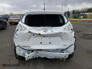 2018 Nissan Kicks SV with VIN 3N1CP5CU1JL534278, listed as a Copart auction lot 48813015 with 58,267 mi miles and Salvage Title. Bid and sale history available at carsss.com. Image 6.
