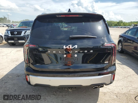 2024 Kia Telluride SX Prestige X-Pro with VIN 5XYP5DGC6RG531640, listed as a Copart auction lot 61953805 with 12,889 mi miles and Salvage title. Bid and sale history available at DreamBid. Image 6.
