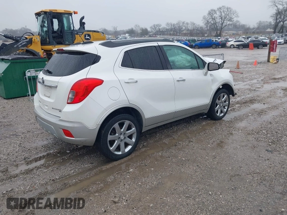 2016 Buick Encore Leather with VIN KL4CJGSB2GB724332, listed as a IAAI auction lot 41547091 with 61,096 mi miles. Bid and sale history available at carsss.com. Image 4.