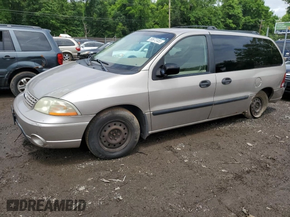 2002 Ford Windstar LX z VIN 2FMZA51412BA68355, wystawiony jako Copart lot #58972455 z przebiegiem Nie podano mil oraz Szkoda całkowita • Salvage title. Historia ofert i sprzedaży dostępna na DreamBid. Obrazek 1.