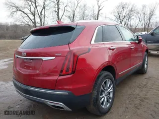 2021 Cadillac XT5 AWD Premium Luxury with VIN 1GYKNDRS5MZ173756, listed as a IAAI auction lot 41503564 with 34,649 mi miles. Bid and sale history available at carsss.com. Image 4.