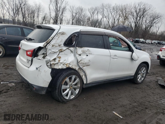 2015 Mitsubishi Outlander Sport 2.4 ES with VIN 4A4AR3AW5FE058205, listed as a Copart auction lot 46650375 with 0 mi miles and Salvage Title. Bid and sale history available at carsss.com. Image 3.