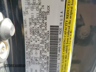 2011 Toyota Tacoma PreRunner with VIN 5TFJU4GN6BX006400, listed as a Copart auction lot 82746824 with Not Provided miles and Clean Title. Bid and sale history available at DreamBid. Image 12.