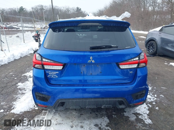 2022 Mitsubishi Outlander Sport ES with VIN JA4ARUAU3NU010938, listed as a IAAI auction lot 41478045 with 24,357 mi miles. Bid and sale history available at carsss.com. Image 17.