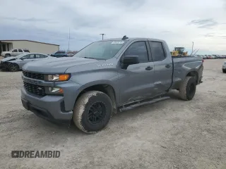 2020 Chevrolet Silverado 1500 Custom with VIN 1GCRWBEH3LZ332479, listed as a Copart auction lot 88809145 with 54,834 mi miles and Salvage Title. Bid and sale history available at carsss.com. Image 1.