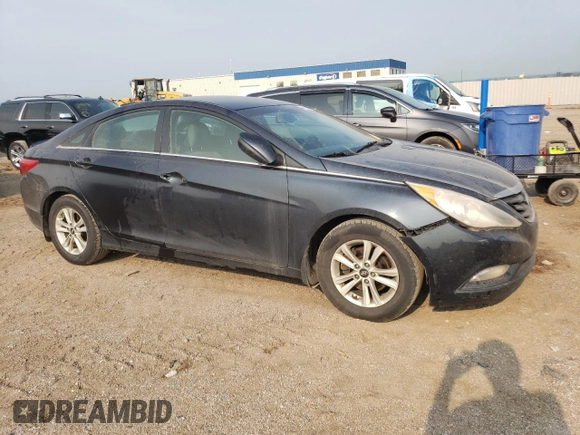 2013 Hyundai Sonata GLS with VIN 5NPEB4AC9DH567879, listed as a Copart auction lot 64246574 with 218,531 mi miles and Clean Title. Bid and sale history available at carsss.com. Image 4.