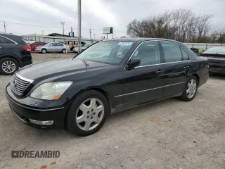 2005 Lexus LS 430 with VIN JTHBN36F155007412, listed as a Copart auction lot 47957615 with 209,921 mi miles and Salvage Title. Bid and sale history available at carsss.com. Image 1.