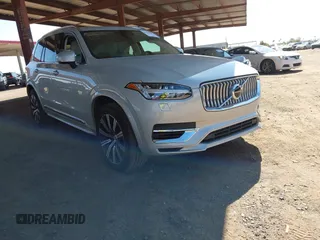 2021 Volvo XC90 Inscription Expression with VIN YV4BR00L0M1738323, listed as a IAAI auction lot 42442001 with 43,259 mi miles and . Bid and sale history available at DreamBid. Image 1.
