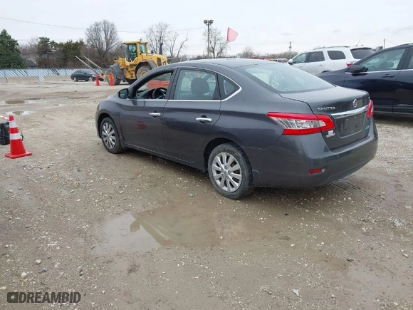2014 Nissan Sentra SV with VIN 3N1AB7AP5EL666741, listed as a IAAI auction lot 41941685 with 151,508 mi miles. Bid and sale history available at carsss.com. Image 3.