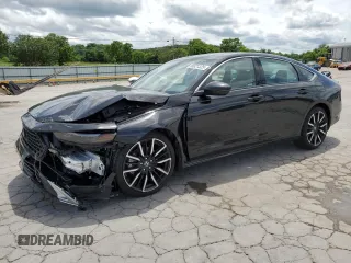 2024 Honda Accord Touring with VIN 1HGCY2F81RA052311, listed as a Copart auction lot 56521325 with 9,151 mi miles and Salvage title. Bid and sale history available at DreamBid. Image 1.