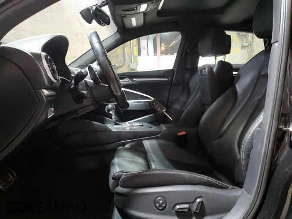 2015 Audi S3 2.0T Premium Plus with VIN WAUBFGFF6F1115875, listed as a Copart auction lot 84928384 with 144,846 mi miles and Salvage Title. Bid and sale history available at carsss.com. Image 7.