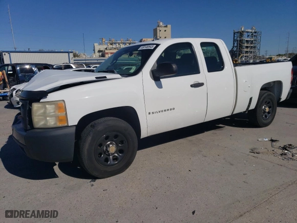 2007 Chevrolet Silverado 1500 Work Truck with VIN 1GCEC19C87Z504589, listed as a Copart auction lot 49146945 with 315,049 mi miles and Salvage Title. Bid and sale history available at carsss.com. Image 1.