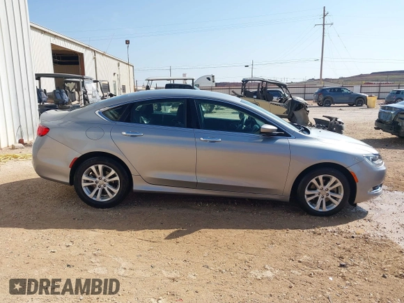 2015 Chrysler 200 Limited with VIN 1C3CCCABXFN621784, listed as a IAAI auction lot 41914473 with 117,313 mi miles. Bid and sale history available at carsss.com. Image 13.