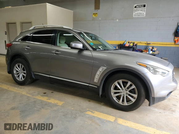 2009 Infiniti FX35 with VIN JNRAS18U29M100117, listed as a Copart auction lot 72066694 with 153,611 mi miles and Salvage Title. Bid and sale history available at carsss.com. Image 4.