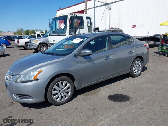 2014 Nissan Sentra SR with VIN 3N1AB7AP3EL666124, listed as a IAAI auction lot 42040436 with 120,457 mi miles. Bid and sale history available at carsss.com. Image 2.