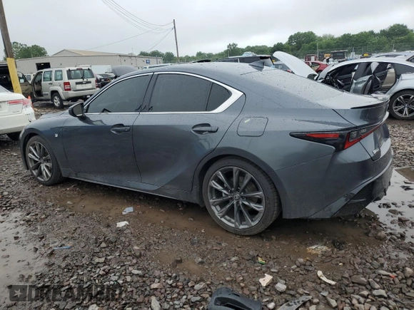 2021 Lexus IS 350 F Sport with VIN JTHGZ1E29M5020923, listed as a Copart auction lot 61129195 with 66,167 mi miles and Salvage title. Bid and sale history available at DreamBid. Image 2.