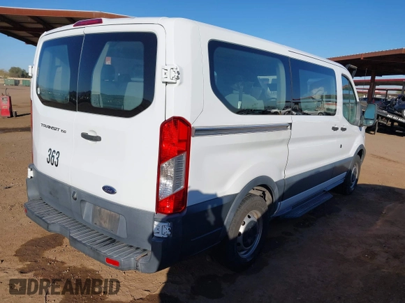 2015 Ford Transit XL with VIN 1FMZK1YM8FKB23021, listed as a IAAI auction lot 41851453 with Not Provided miles. Bid and sale history available at carsss.com. Image 4.