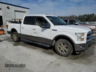 2015 Ford F-150 XL with VIN 1FTEW1CF8FFB18913, listed as a Copart auction lot 48373795 with 190,802 mi miles and Salvage Title. Bid and sale history available at carsss.com. Image 4.