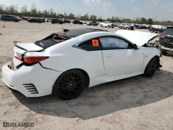 2017 Lexus RC with VIN JTHHA5BC3H5006814, listed as a Copart auction lot 45565274 with 0 mi miles. Bid and sale history available at carsss.com. Image 3.