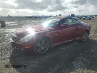 2006 Lexus SC with VIN JTHFN48Y469000311, listed as a Copart auction lot 45413615 with 155,357 mi miles and Salvage Title. Bid and sale history available at carsss.com. Image 1.