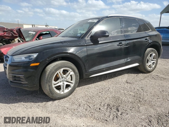 2018 Audi Q5 Premium with VIN WA1ANAFY0J2014179, listed as a Copart auction lot 49273945 with 114,833 mi miles and Clean Title. Bid and sale history available at carsss.com. Image 1.