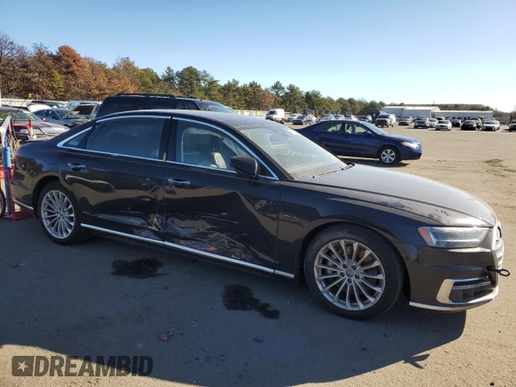 2020 Audi A8 L with VIN WAU8DAF81LN002970, listed as a Copart auction lot 41057054 with 78,578 mi miles. Bid and sale history available at carsss.com. Image 4.