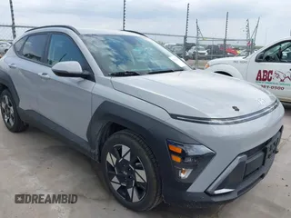 2025 Hyundai Kona SEL with VIN KM8HB3AB8SU224753, listed as a IAAI auction lot 42116079 with 13,073 mi miles. Bid and sale history available at carsss.com. Image 1.