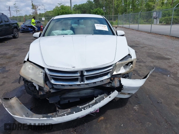 2012 Dodge Avenger SXT with VIN 1C3CDZCB5CN156288, listed as a IAAI auction lot 42115638 with 157,534 mi miles and . Bid and sale history available at DreamBid. Image 12.