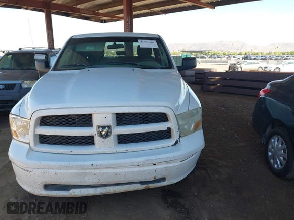 2012 Ram 1500 ST with VIN 1C6RD6FP5CS275091, listed as a IAAI auction lot 42699089 with 266,237 mi miles and . Bid and sale history available at DreamBid. Image 12.