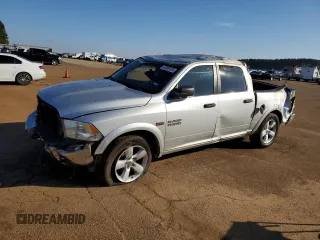 2015 Ram 1500 Lone Star z VIN 1C6RR6LT4FS639105, wystawiony jako Copart lot #45491565 z przebiegiem 162 044 mil mil oraz Szkoda całkowita • Salvage title. Historia ofert i sprzedaży dostępna na DreamBid. Obrazek 1.