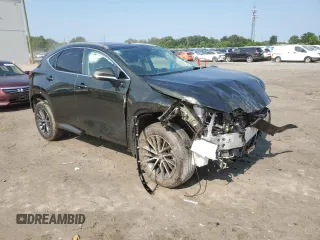 2025 Lexus NX 350 with VIN 2T2AGCEZ3SC066555, listed as a Copart auction lot 59521925 with 11,955 mi miles and Salvage title. Bid and sale history available at DreamBid. Image 4.
