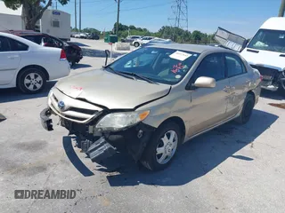 2011 Toyota Corolla L with VIN 2T1BU4EE9BC746710, listed as a IAAI auction lot 39517533 with 1 mi miles. Bid and sale history available at carsss.com. Image 6.