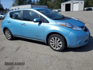 2015 Nissan LEAF S with VIN 1N4AZ0CP4FC315769, listed as a Copart auction lot 53134425 with 80,719 mi miles and Salvage Title. Bid and sale history available at DreamBid. Image 4.
